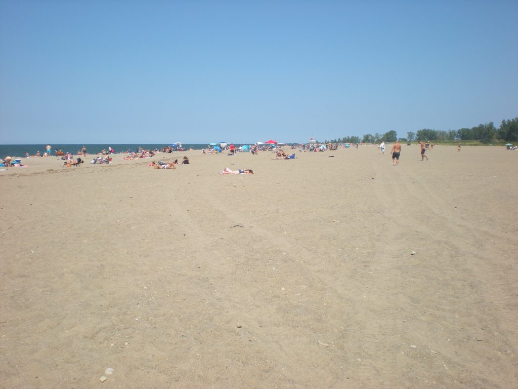 Headlands Beach State Park in Mentor, Ohio. East view.