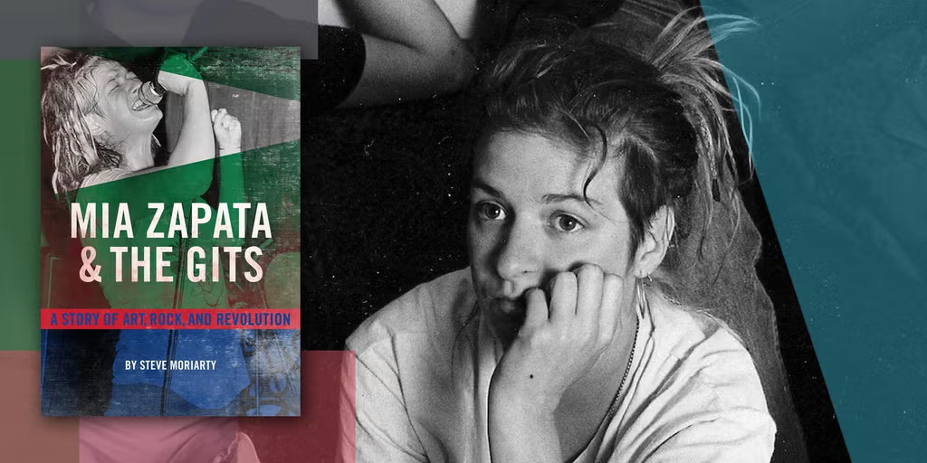 "Mia Zapata & The Gits," a 2024 book by Steve Moriarty, drummer of The Gits. "Mia Zapata & The Gits," a 2024 book by Steve Moriarty, drummer of The Gits.