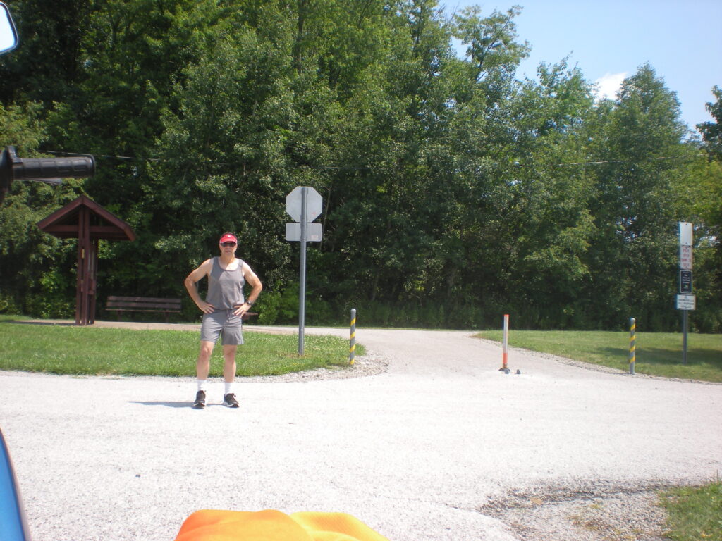 Joe at Sunside Trailhead of Western Reserve Greenway Rail-Trail in Trumbull County Ohio MetroParks | August 2024 Joe at Sunside Trailhead of Western Reserve Greenway Rail-Trail in Trumbull County Ohio MetroParks | August 2024