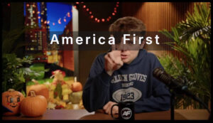 Nick Fuentes, America First; Joey AF.