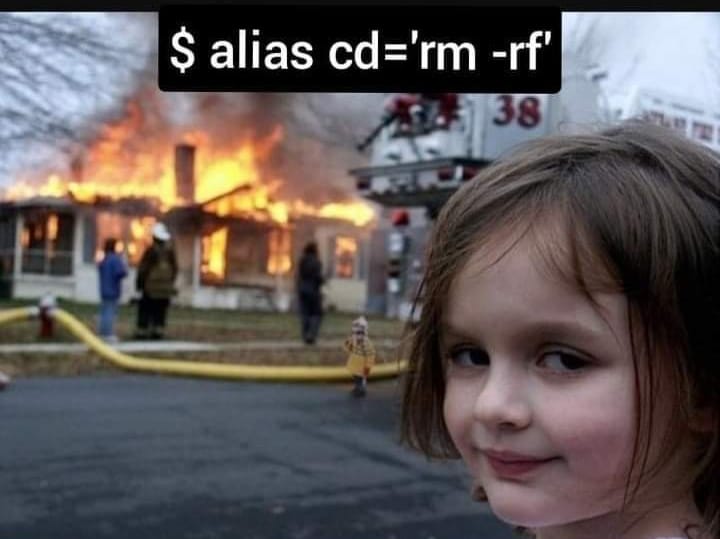 Alias Linux command line prank. Alias Linux command line prank.