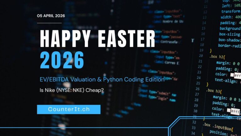 Happy Easter 2026: Nike EV/EBITDA Valuation and Python Coding Edition